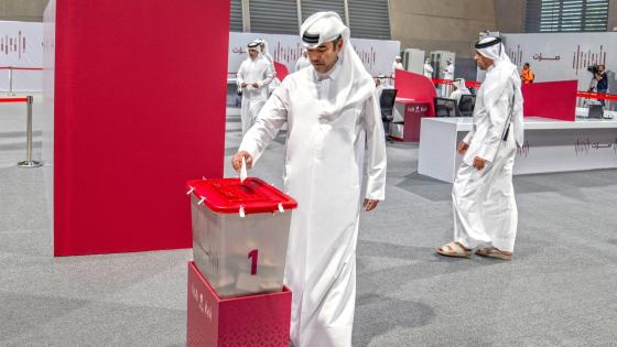 جانب من عملية التصويت