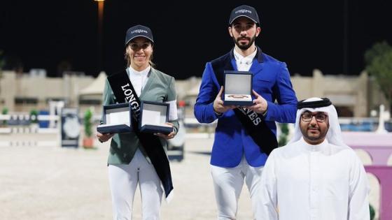 تتويج الفارسة سيرين شريف