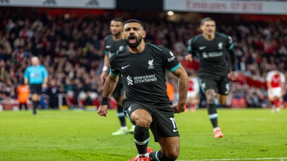 محمد صلاح جناح ليفربول الإنجليزي