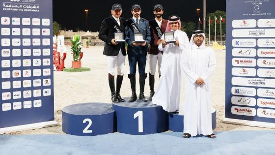 جانب من تتويج الفائزين