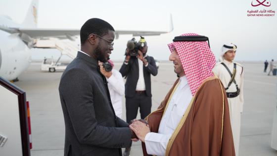 جانب من مراسم الاستقبال