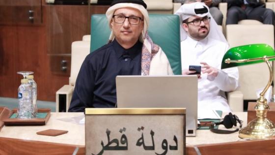 جانب من المشاركة القطرية في الاحتفالية