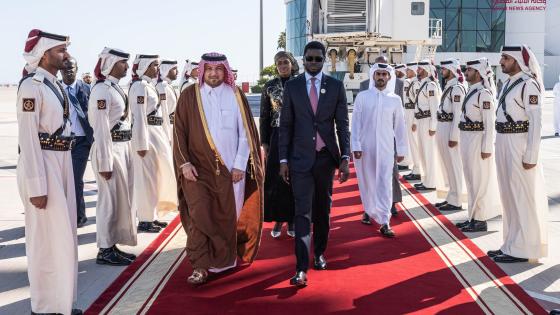 لدى مغادرة رئيس جمهورية السنغال