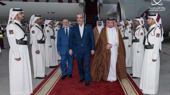 جانب من استقبال رئيس جمهورية الدومينيكان