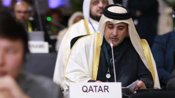 جانب من المشاركة القطرية في المؤتمر