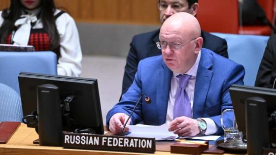 فاسيلي نيبينزيا مندوب روسيا الدائم لدى الأمم المتحدة