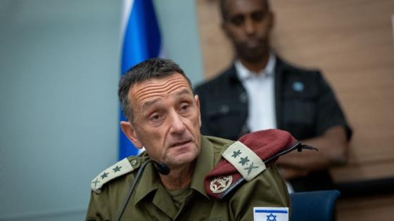 هرتسي هليفي رئيس أركان جيش الاحتلال الإسرائيلي