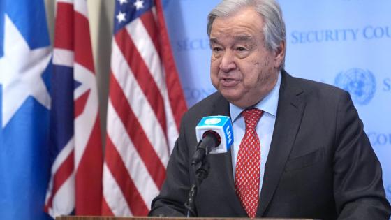 أنطونيو غوتيرش الأمين العام للأمم المتحدة