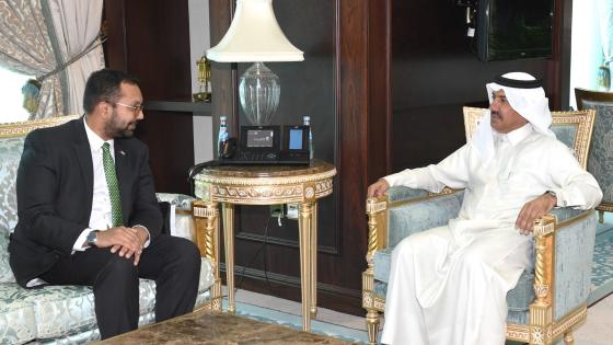 سعادة الأمين العام لوزارة الخارجية يتسلم الرسالة