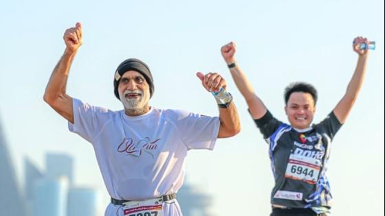 جانب من السباق