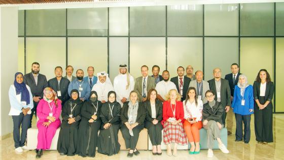 صورة جماعية على هامش الورشة