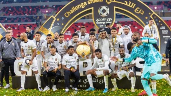 جانب من التتويج بدرع التحدي