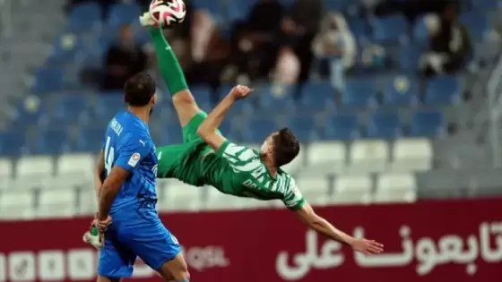 جانب من المباراة