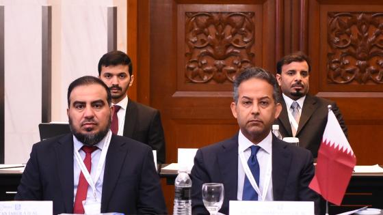 جانب من المشاركة القطرية في اجتماع "أوانا"