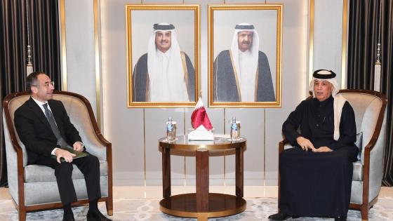 سعادة وزير الدولة للشؤون الخارجية يتسلم الرسالة