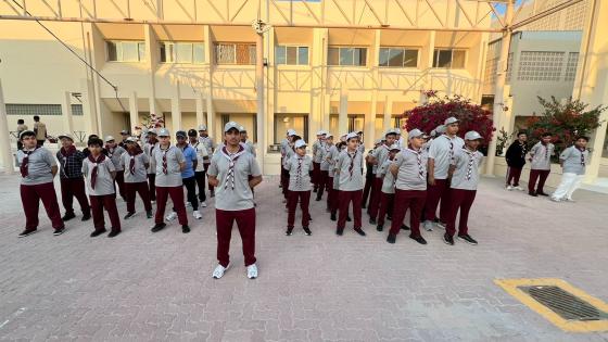 جانب من المخيم