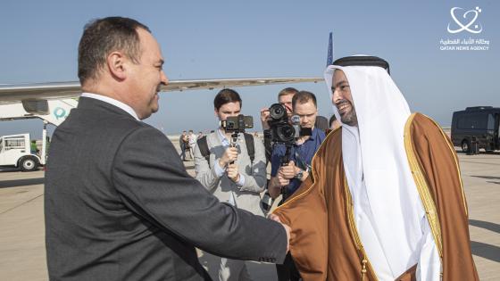 جانب من استقبال رئيس وزراء جمهورية بيلاروس