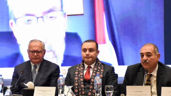 جانب من المشاركة القطرية في المؤتمر