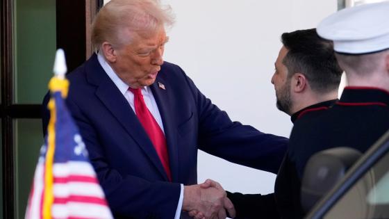 ترامب يستقبل زيلينيسكي