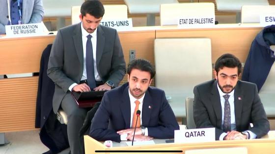 جانب من المشاركة القطرية في الحوار التفاعلي