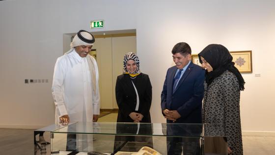 جانب من افتتاح المعرض