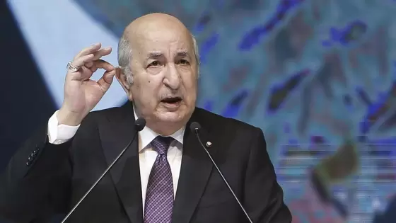 الرئيس الجزائري عبد المجيد تبون