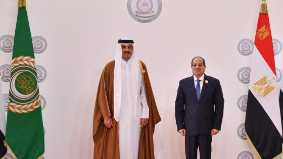 سمو الأمير والرئيس المصري