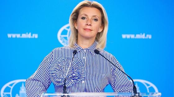 المتحدثة الرسمية باسم وزارة الخارجية الروسية ماريا زاخاروفا