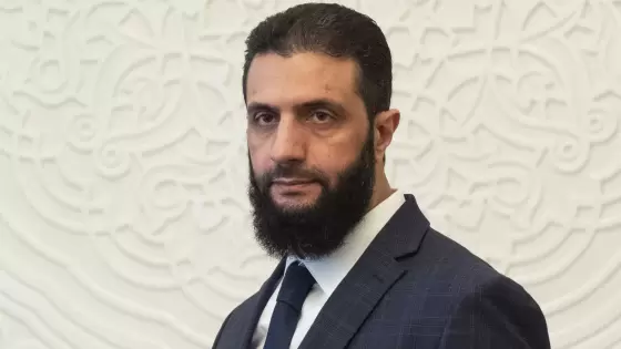 الرئيس السوري أحمد الشرع
