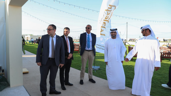 من افتتاح معرض الصيد البحري