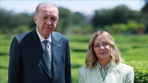 جورجيا ميلوني ورجب طيب أردوغان