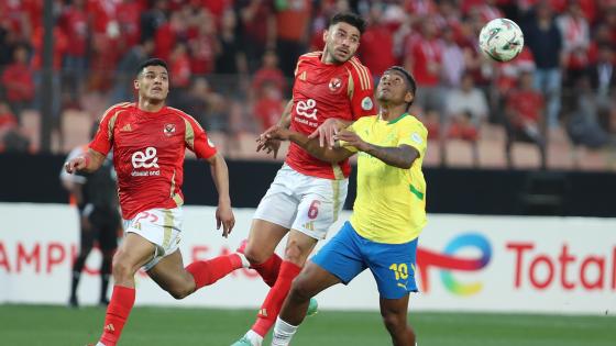 لقطة من المباراة