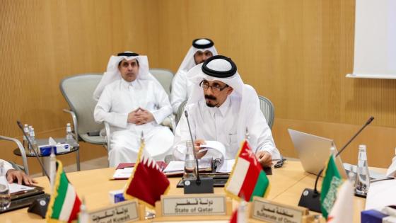 جانب من المشاركة القطرية في الاجتماع