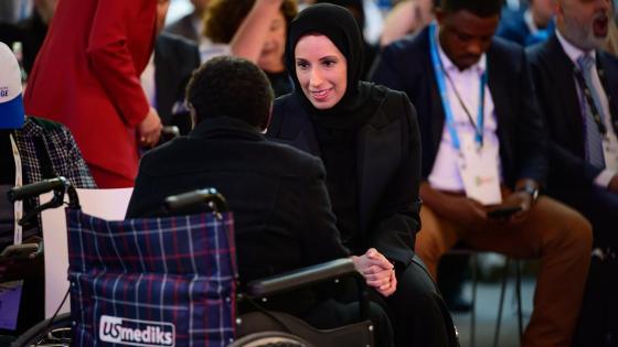 سعادة السيدة بثينة بنت علي الجبر النعيمي وزير التنمية الاجتماعية والأسرة