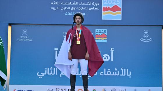 الفارس القطري علي حمد العذبة