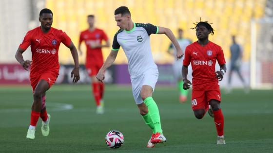 لقطة من المباراة