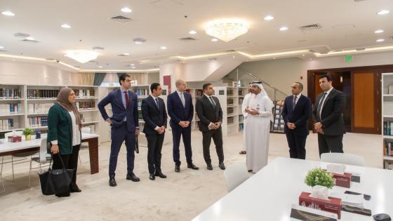 جانب من زيارة الوفد المصري