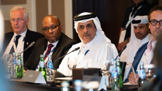 جانب من المشاركة القطرية في القمة