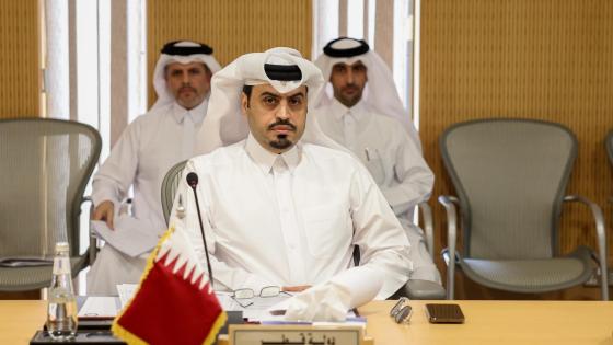 جانب من المشاركة القطرية في الاجتماع