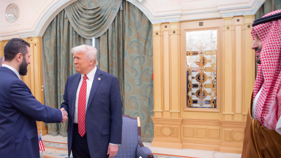 دونالد ترامب وأحمد الشرع