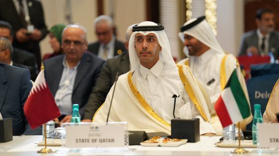 جانب من المشاركة القطرية