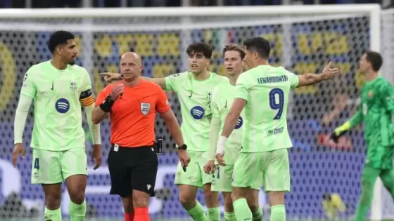 جانب من مباراة برشلونة والإنتر