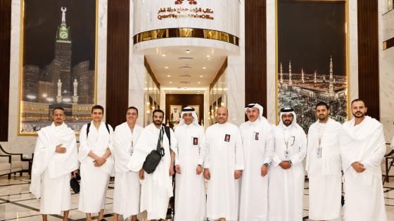 من وصول  الوحدة الطبية المرافقة لبعثة الحج القطرية