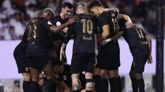 جانب من المباراة