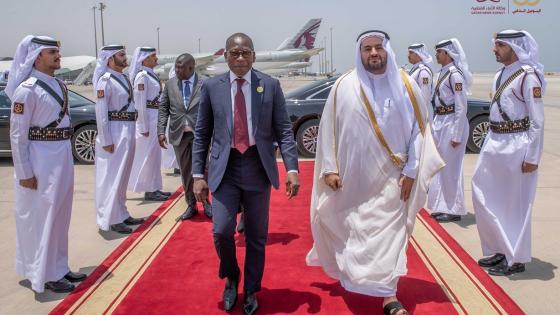 جانب من مراسم المغادرة