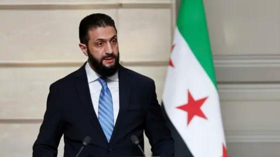 الرئيس السوري أحمد الشرع