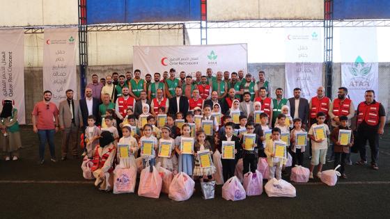 جانب من مشروع كفالة الأيتام