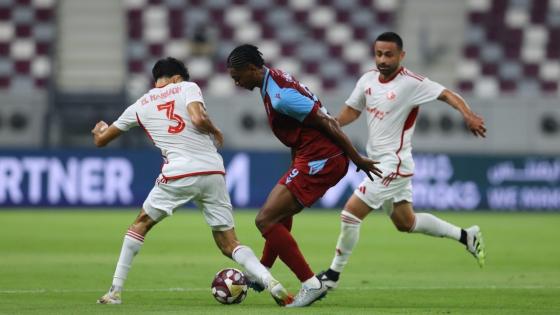 لقطة من المباراة