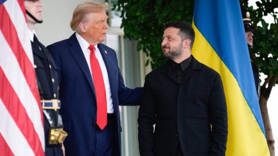 فلاديمير زيلينسكي ودونالد ترامب