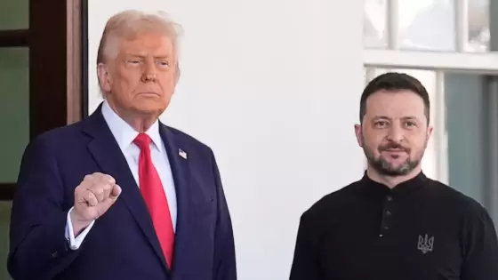 فلاديمير زيلينسكي ودونالد ترامب